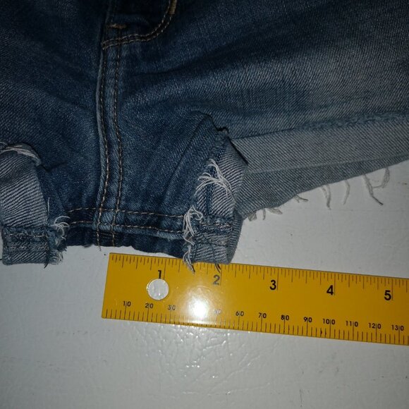 Hollister High Rise Short Ladies Distressed Jean Shorts - Picture 5 of 13